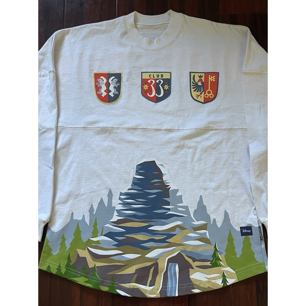 Disneyland Club 33 65th Anniversary Matterhorn Spirit Jersey Unisex Size S NWOT - Picture 4 of 16